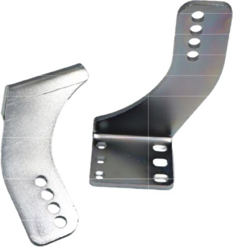 PRESBET Uchwyty MOD.80/10/36 na słupek do napędów z otworami 10mm: Beninca, NICE, BFT Athos, DEA itd.