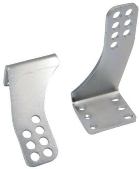 PRESBET Uchwyty MOD.80/12/16 na słupek do napędów z otworami 12mm: CAME, ROGER, FAAC, Genius, DTM, Proxima, Hato, Tousek itd.