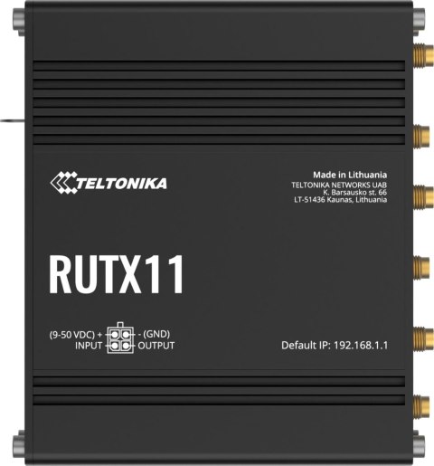 TELTONIKA Teltonika RUTX11 router przemysłowy 4G / LTE (RUTX11000000)