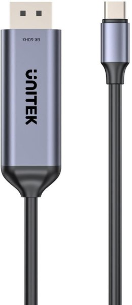 UNITEK Przewód dwukierunkowy Unitek 8K USB-C do DisplayPort 1,5M