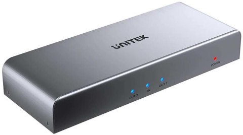 UNITEK Unitek Rozgałęźnik sygnału HDMI 1 IN-2 OUT 4K