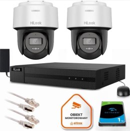HILOOK Zestaw monitoringu Hilook 2 kamery IP PTZ 2MP PTZ-N2MP-P 2.8mm