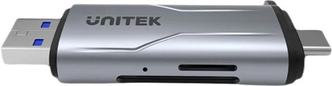 UNITEK Unitek Czytnik kart SD/microSD USB-A 5Gbps/USB-C