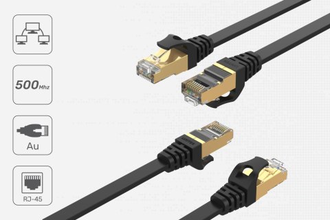 UNITEK Unitek Kabel sieciowy płaski Ethernet Cat.7 3 m