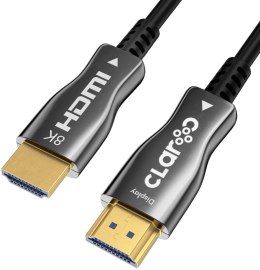 CLAROC Kabel HDMi Claroc optyczny HDMI 2.1 AOC 8K 120Hz 50m