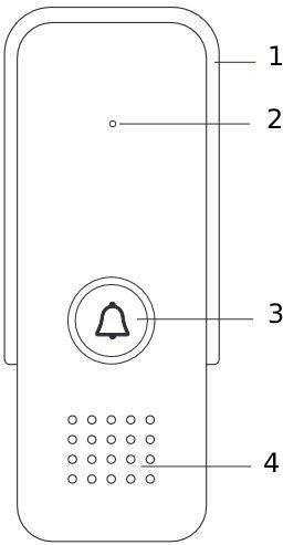 EURA Domofon EURA ADP-24A3 biały 2 żyłowy