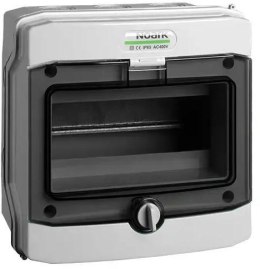 NOARK PLASTIKOWA OBUDOWA INSTALACYJNA Natynkowa IP65 1X8 modułów. PHS 8T NOARK 101493