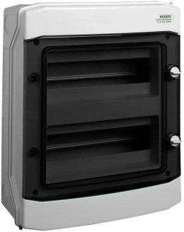 NOARK PLASTIKOWA OBUDOWA INSTALACYJNA Natynkowa IP65, 2X12 modułów. PHS 24T FB NOARK 110685
