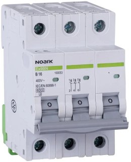 NOARK WYŁĄCZNIK NADPRĄDOWY 6 KA, B, 20A, 3P, Ex9BN 3P B20 Noark 100054