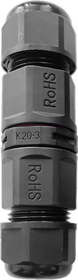 ORNO Konektor Mufa kablowa prosta z szybkozłączką IP68, 3x4mm2, 400V/20A OR-AE-13620