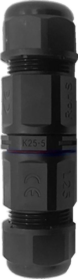 ORNO Konektor Mufa kablowa prosta z szybkozłączką IP68, 5x4mm2, 400V/20A OR-AE-13621