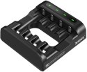 XTAR Ładowarka do akumulatorów R03 / AAA oraz R6 / AA Li-ion 1,5V / NiMH Xtar L4