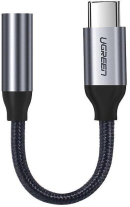 UGREEN Ugreen przejściówka do słuchawek z 3,5 mm mini jack na USB Typ C 10 cm szary
