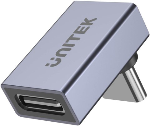 UNITEK Unitek Adapter USB-C na USB-C kątowy 40Gbps 240W