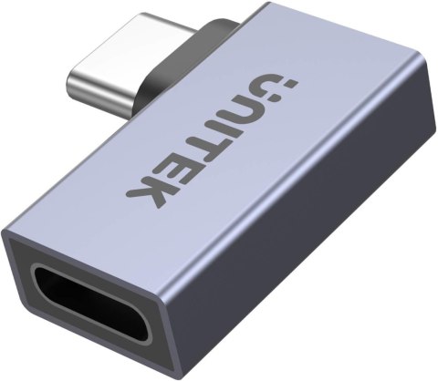 UNITEK Unitek Adapter USB-C na USB-C kątowy płaski