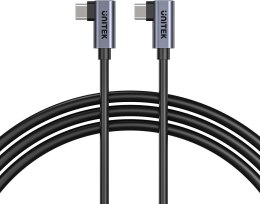 UNITEK Unitek kabel USB-C do USB-C PD 100W podwójny 90 stopni, 0,5m