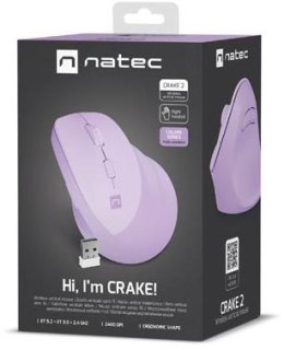 NATEC Mysz komputerowa Natec Crake 2 Pure Lavender