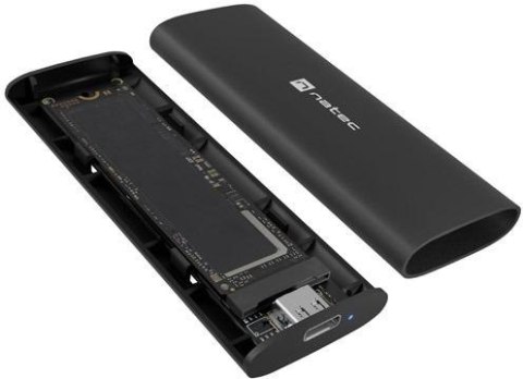 NATEC Obudowa na dysk SSD Natec Rhino M.2 NVME Lite USB-C 3.1 Gen.2 aluminium