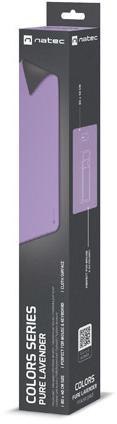 NATEC Podkładka pod mysz Natec Colors Series Pure Lavender 800x400mm