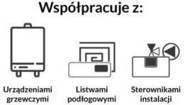 TECH STEROWNIKI Przewodowy dwustanowy regulator pokojowy biały ST-292v3 Tech sterowniki