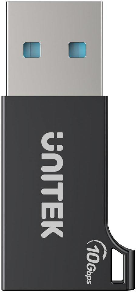 UNITEK Unitek Adapter USB-A do USB-C 10Gbps czarny