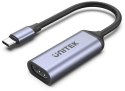 UNITEK Unitek Adapter USB-C na HDMI 2.1 (8K 60Hz) szary 15cm V1416B