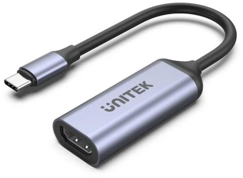 UNITEK Unitek Adapter USB-C na HDMI 2.1 (8K 60Hz) szary 15cm V1416B