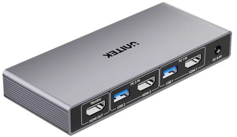 UNITEK Unitek Przełącznik KVM 4K@60Hz USB 3.0 HDMI
