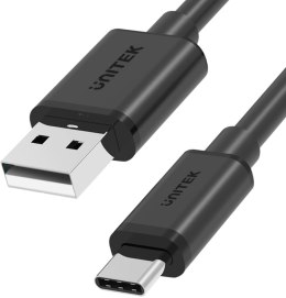 UNITEK Unitek przewód USB-A - USB-C krótki 25cm Y-C480BK