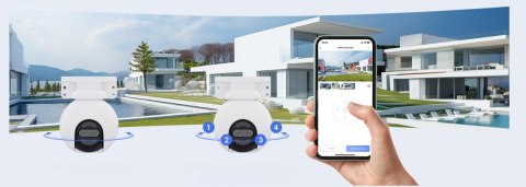 EZVIZ Kamera IP Ezviz H80x Dual 4K 8MP+2MP 4mm