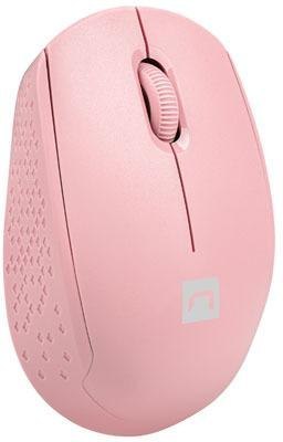 NATEC MYSZ NATEC STORK BEZPRZEWODOWA 1600DPI RÓŻOWA OPTYCZNA USB