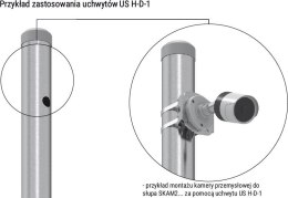 ATS UCHWYT SŁUPOWY ATS US H-D-2