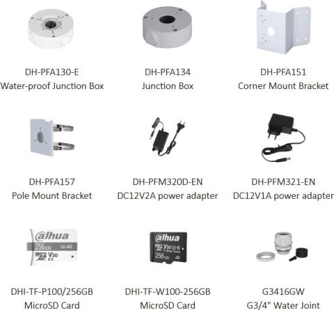 DAHUA Kamera IP DAHUA IPC-HFW2449TL-S-LED-0280B-PRO