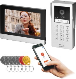 ORNO Wideoodomofon 2 żyłowy ORNO OR-VID-MA-1080/B