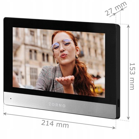 ORNO Wideoodomofon 2 żyłowy ORNO OR-VID-MA-1080/B