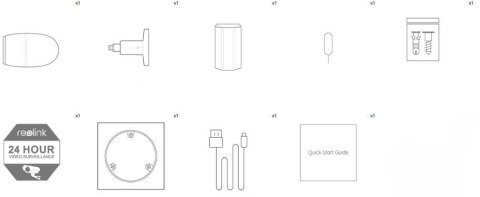 REOLINK Kamera IP Reolink GO Series G330 4G LTE USB-C z akumulatorem