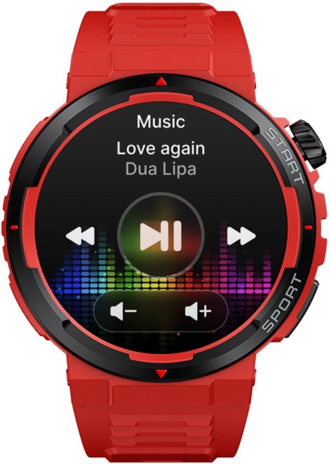 ZEBLAZE Smartwatch Zeblaze Ares 3 Plus czerwony