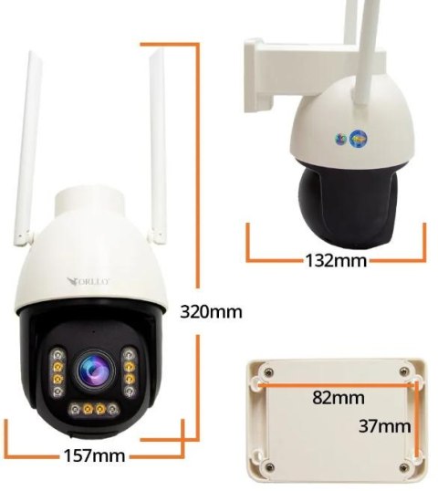 ORLLO Kamera IP Orllo zewnętrzna obrotowa zoom x10 ORLLO Z9 ULTRA