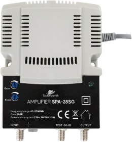SPACETRONIK Regulowany wzmacniacz sygnału TV naziemnej i kablowej Spacetronik SPA-28SG LTE II
