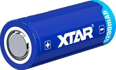 XTAR Akumulator 26650 Li-Ion 3,7V Xtar 5200mAh (1 szt.) z zabezpieczeniem