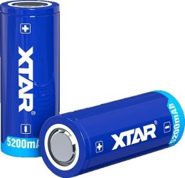 XTAR Akumulator 26650 Li-Ion 3,7V Xtar 5200mAh (1 szt.) z zabezpieczeniem