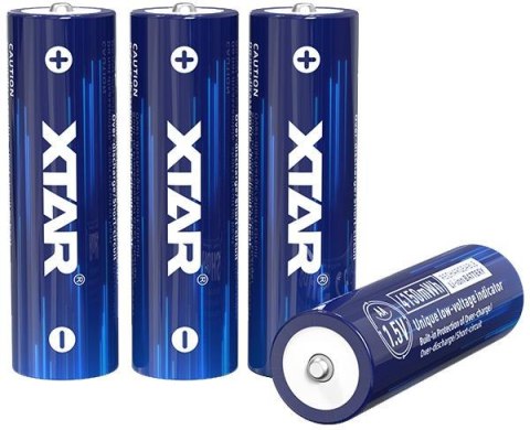 XTAR Akumulatorki R06 / AA 1,5V Xtar 2500mAh (box 4 szt.) z zabezpieczeniem