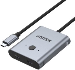 UNITEK D1078A Unitek Dwukierunkowy przełącznik USB-C 4K