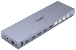 UNITEK Unitek V306A Przełącznik KVM 4K HDMI 2.0 4-in 1-out +USB
