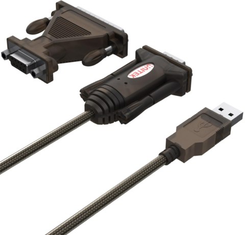 UNITEK Unitek Y-105A konw. USB 1xRS-232 z adap.DB9F/DB25M
