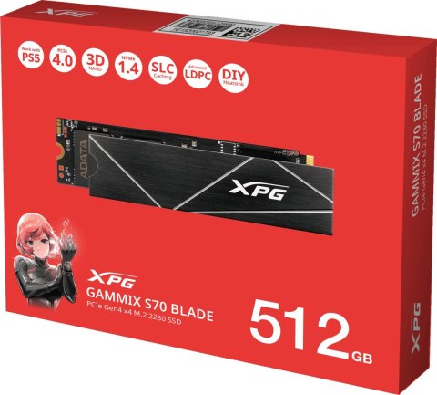 ADATA Dysk SSD Adata XPG GAMIX S70 BLADE 512GB PCIe