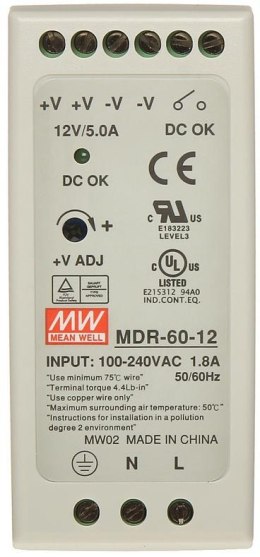 INNY ZASILACZ NA SZYNĘ DIN MDR-60-12