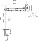 MULTIOFFICE SP Z O.O. Uchwyt biurkowy na 1 monitor LED/LCD 13-32" L-01XS