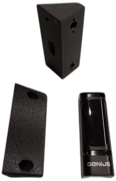 PRESBET GENIUS VEGA - podstawy montażowe (kątowe) fotokomórek (komplet - 2szt.)