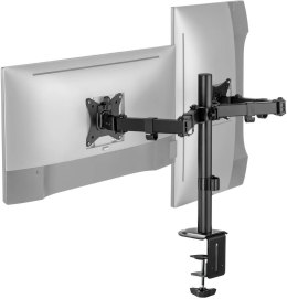 SPACETRONIK Uchwyt biurkowy przegubowy na 2 monitory Spacetronik SPA-120